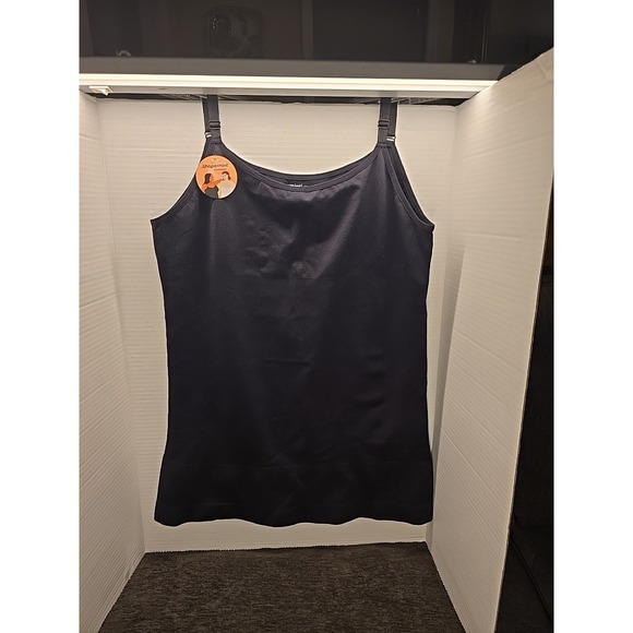 Shapermint Essentials All Day Every Day Scoop Neck Cami 4XL Black Shapewear - Picture 1 of 4